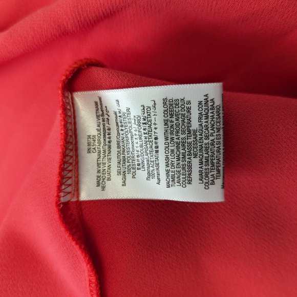 BCBGeneration A-Line Mini Red Dress - Size 6 - Picture 9 of 10